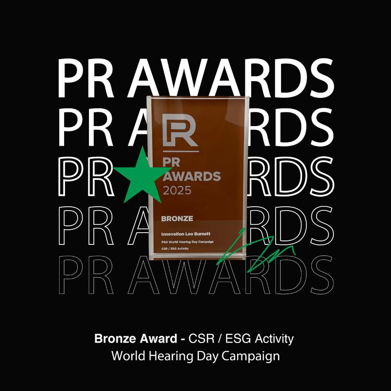Bronze win for Groundbreaking CSR Campaign with P&G​